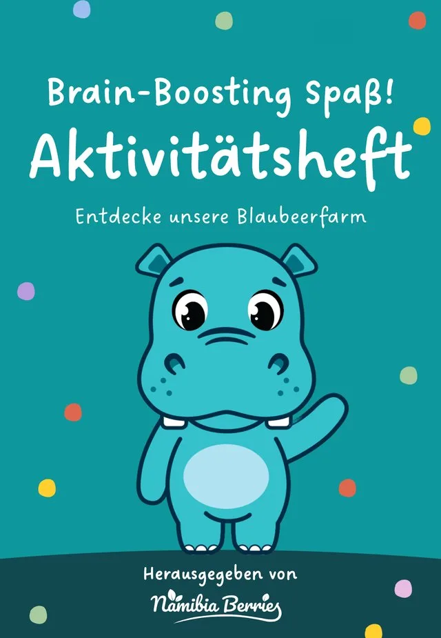 Titelseite von Heft 2: Entdecke unsere Blaubeerfarm